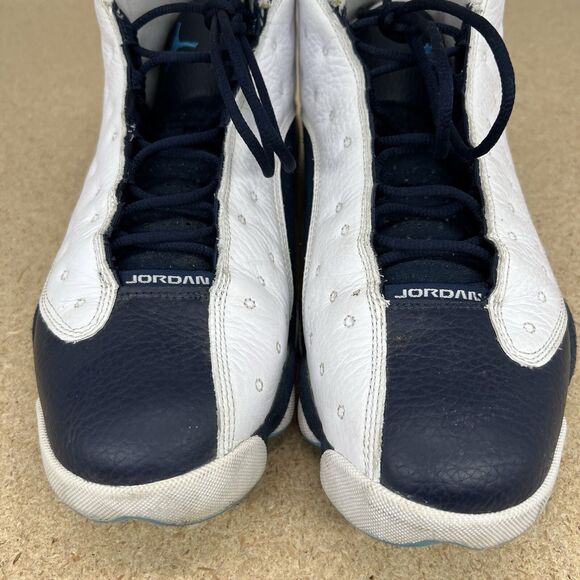 USED sz 12 Air Jordan XIII 13 "Obsidian" Basketball Shoe Retro 414571 144 - Picture 3 of 10